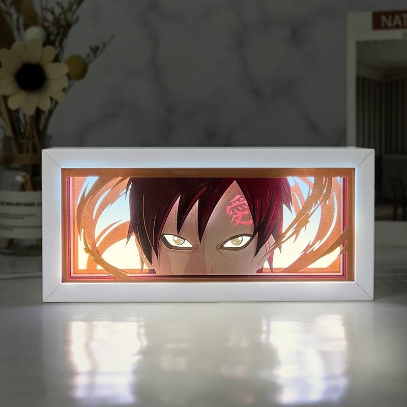 Bluejw Remote Control 3D Anime Night Light, LED Table Lamp Light Box - Home Decor Christmas Gifts - Image 1